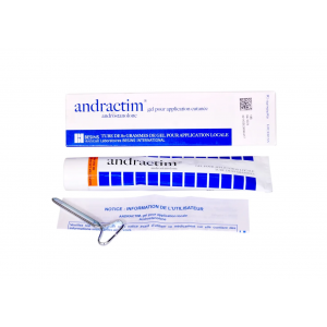 ANDRACTIM ® 2.5% DHT ( DIHYDROTESTOSTERONE = ANDROSTANOLONE ) GEL 80 GM